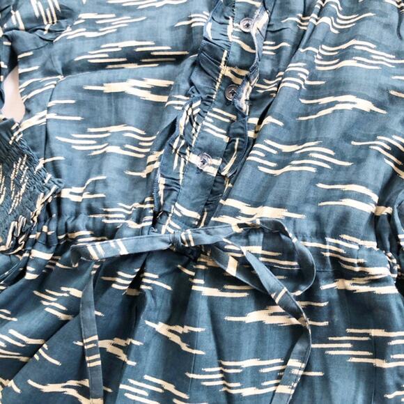 NWT Yo Baby Teal Graphic Print Dress Size 5 - Picture 6 of 8